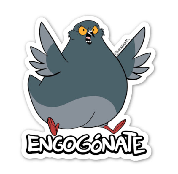 Sticker Engogonate (Angry Pigeon Gogo)