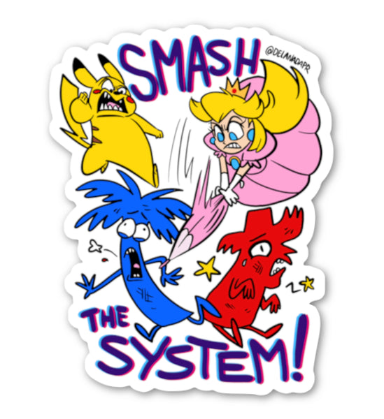 Sticker Smash The System