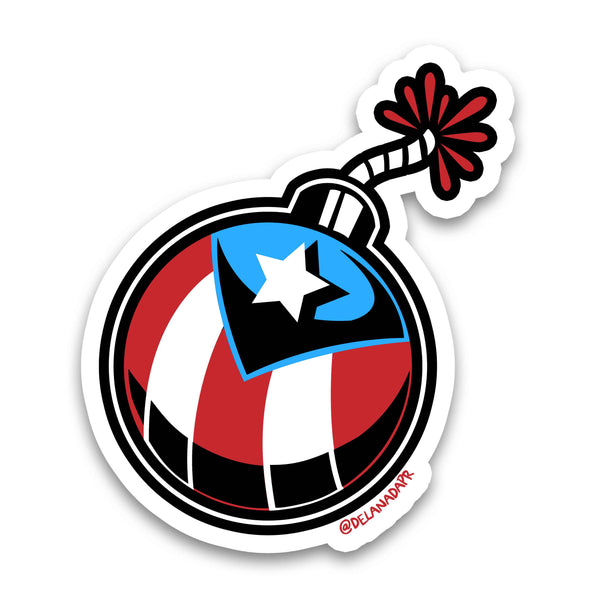 Sticker La Bomba Puertorriqueña